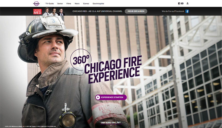 Universal Channel: Chicago Fire 360° Experience