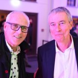 2017 Eyes & Ears Awards: v.l.n.r. Prof. Manfred Becker, Ehrenpräsident EEofE; Volker Jungbäck, BR Fernsehen