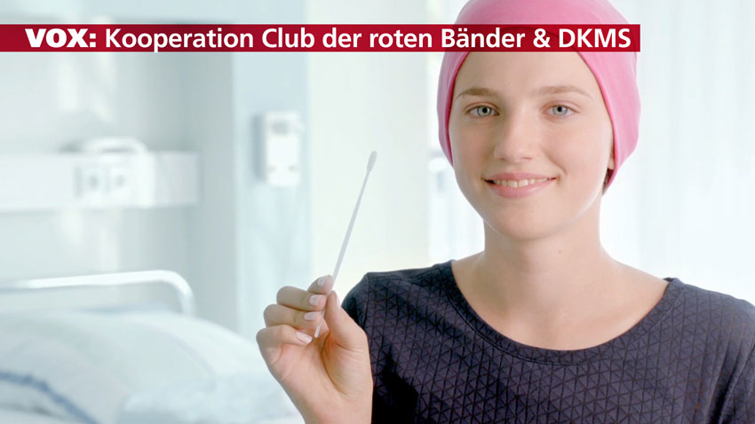 VOX: Kooperation Club der roten Bänder & DKMS